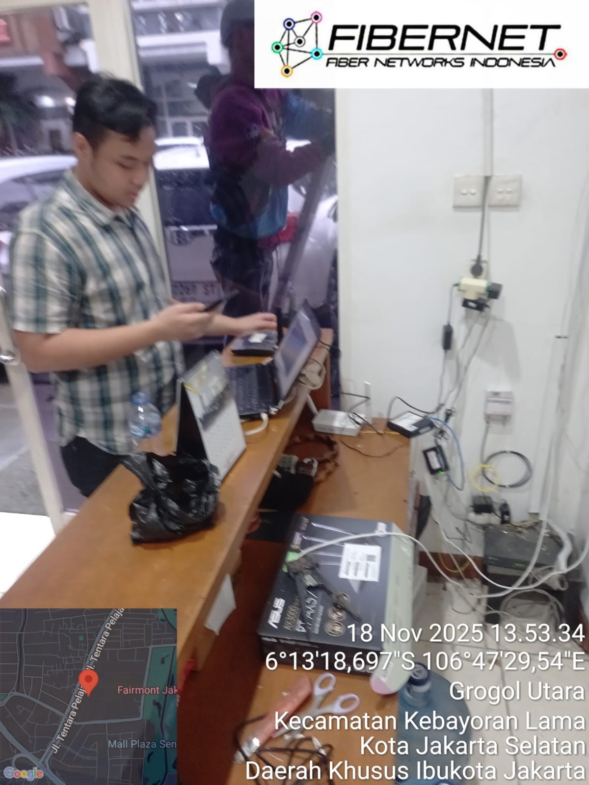 Jasa splicing fiber optik